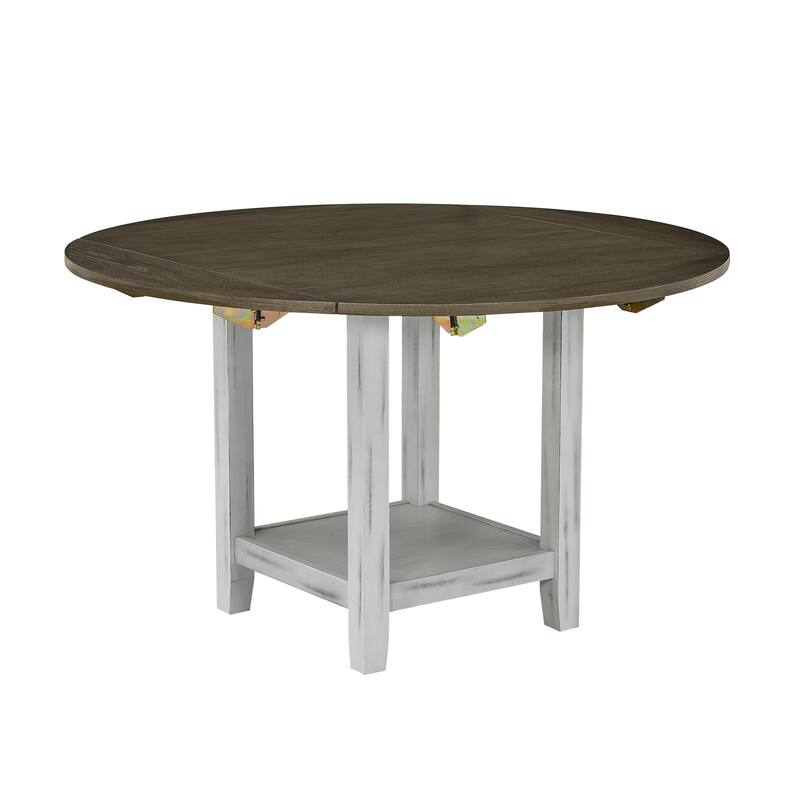 5-Piece Multifunctional Folding Table Set, with 4 Foldable Table Boards and 4 Chairs