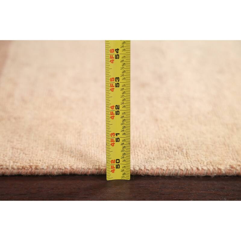 Gabbeh Kashkoli Oriental Runner Rug Hand-knotted Modern Wool Carpet - 2'7" x 12'2"