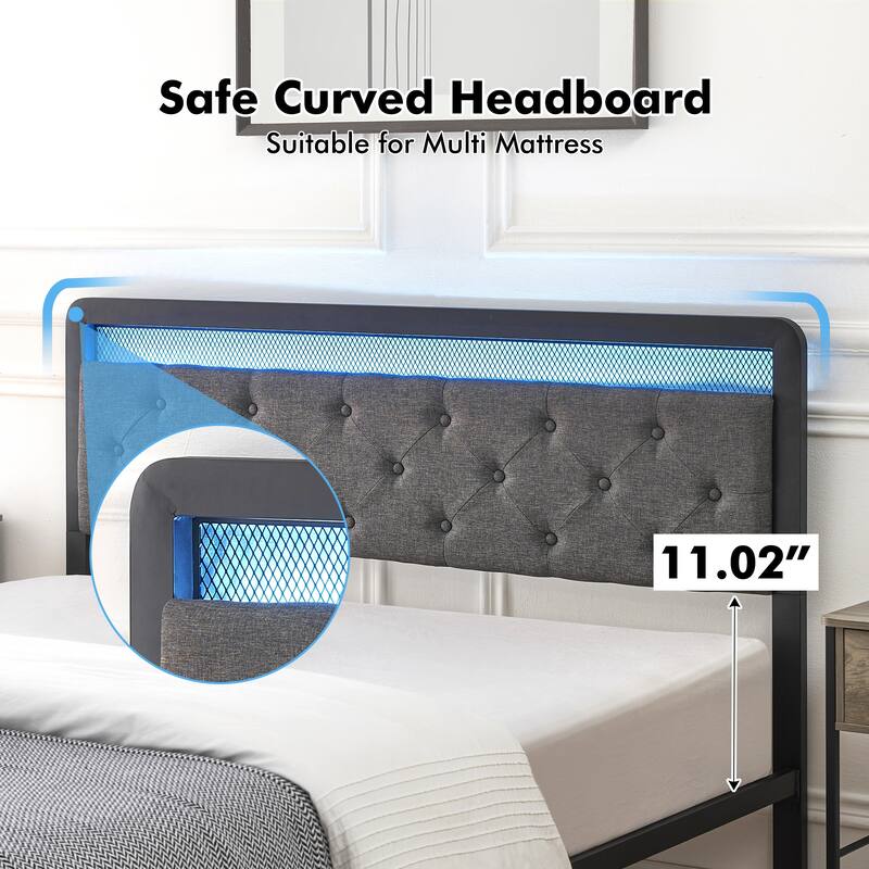 Bed Frame with 2 Storage Drawers