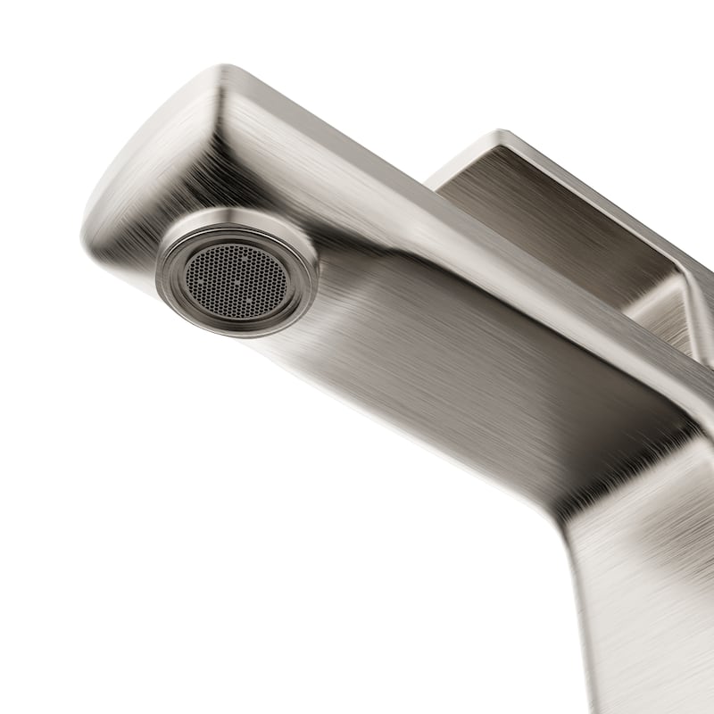 Eviva Lux Single-Handle Waterfall Single-Hole Bathroom Faucet with Deckplate Included
