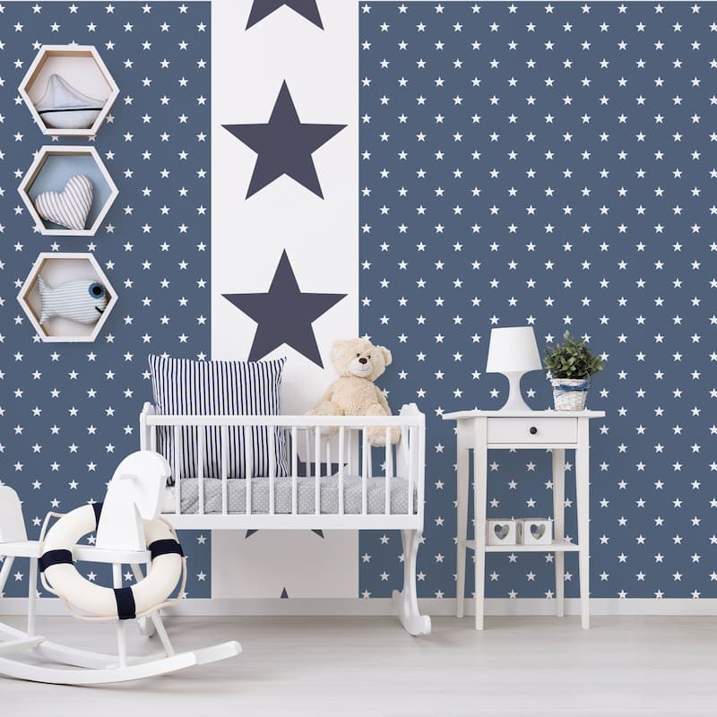 Galerie Wallcoverings Deauville 2 Geometric Star Non-woven Matte Wallpaper Roll