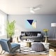 preview thumbnail 4 of 24, Hunter 52" Minimus Modern Sleek Low Profile Ceiling Fan with LED Light, Handheld Remote - Contemporary, Transitional