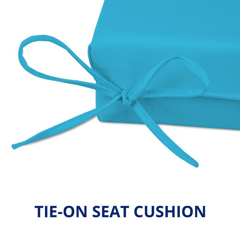 Set of 4 Solid Soft Outdoor Patio Deep Seat Cushion