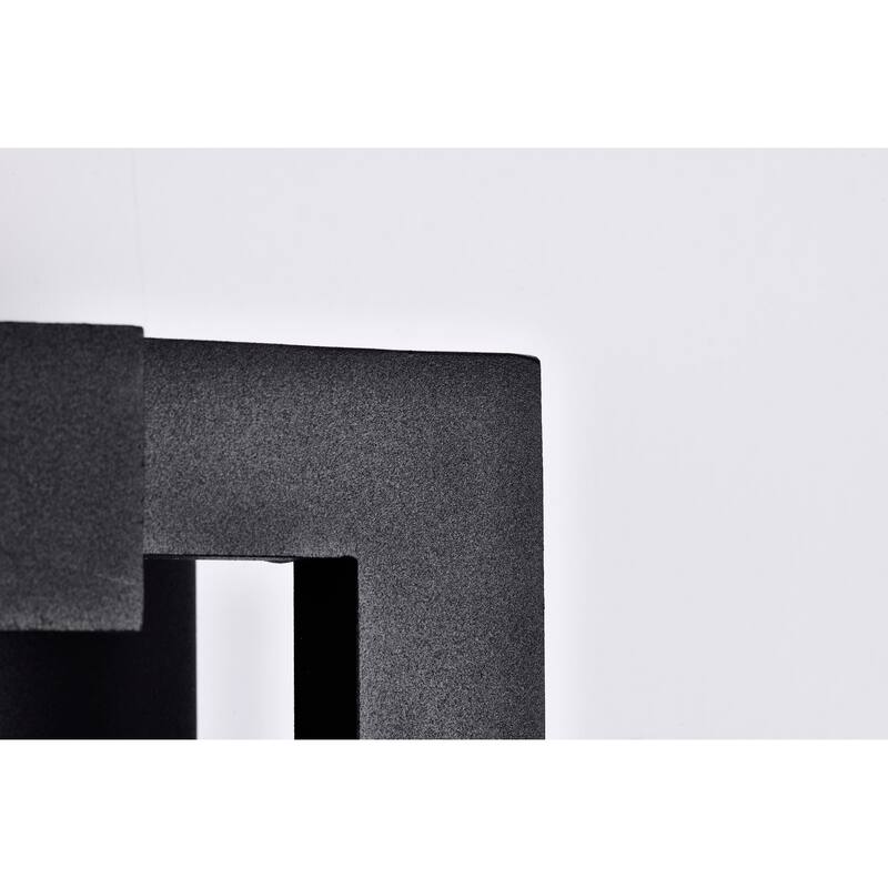 Crew 40 Watt 19 Inch LED Outdoor Sconce Sand Black Finish - Sand Black