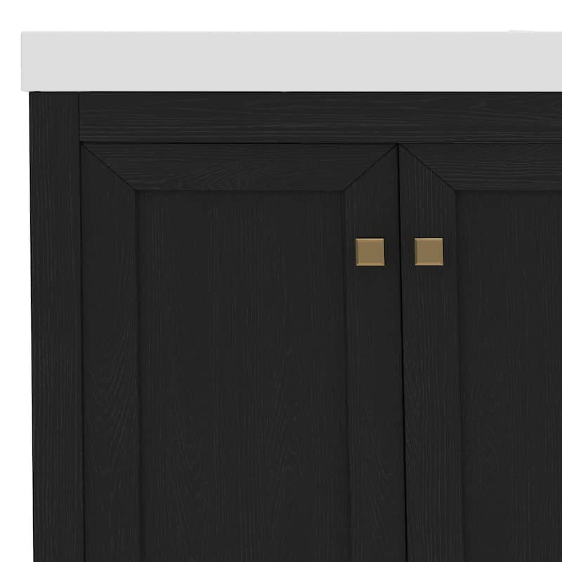 Moasis 36"/42" Bathroom Vanity Cabinet Set with Sink Combo and 3 Drawers & Cabient