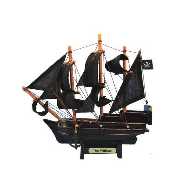 Wooden Calico Jacks The William Model Pirate Ship - 7