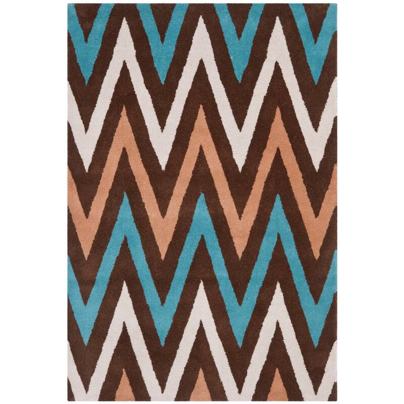 SAFAVIEH Handmade Chatham Klasina Modern Moroccan Wool Rug