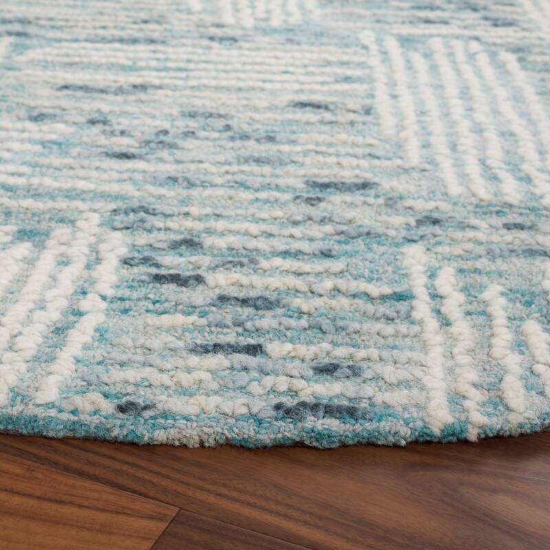 SAFAVIEH Handmade Abstract Nelea Contemporary Wool Rug