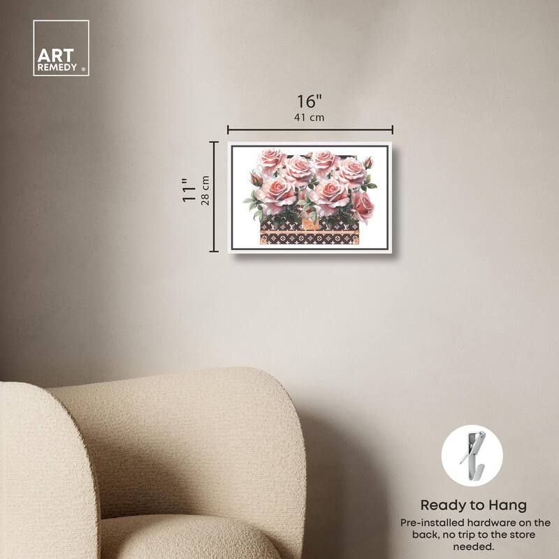 Doll Memories - Stylish Roses Canvas by Art Remedy