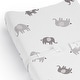 preview thumbnail 4 of 4, Sweet Jojo Designs Grey and White Boho Bohemian Elephant Boy Girl Gender Neutral Changing Pad Cover Sheet Safari Animals Modern