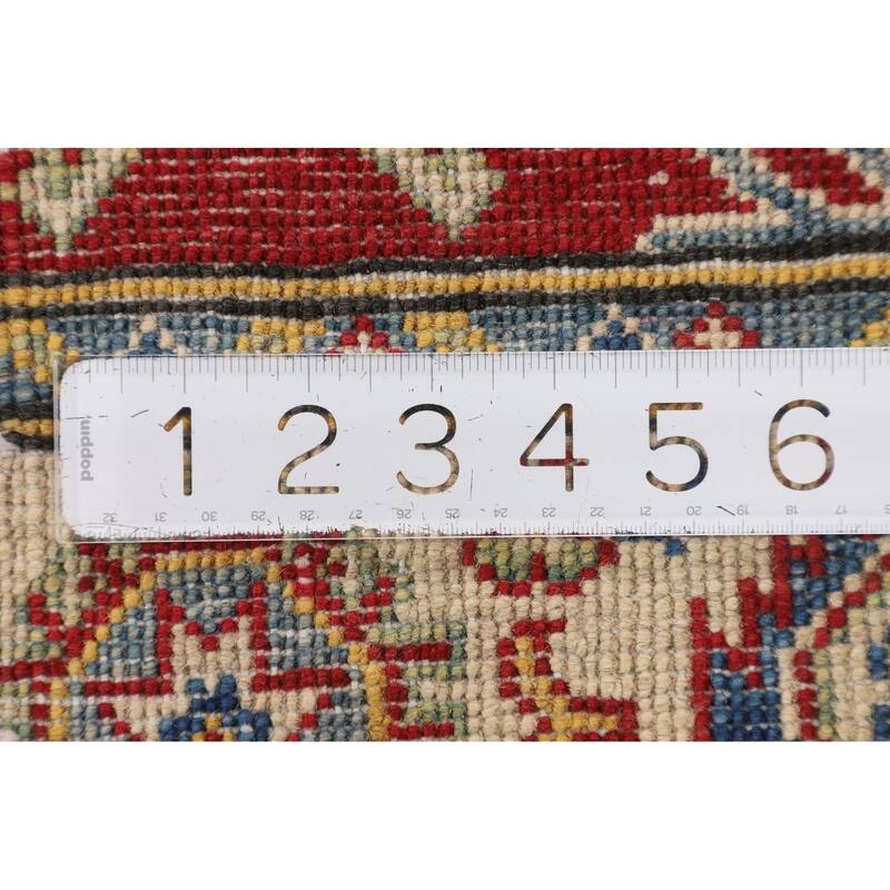 Oriental Red Kazak Accent Rug Handmade Wool Carpet - 2'9" x 4'3"