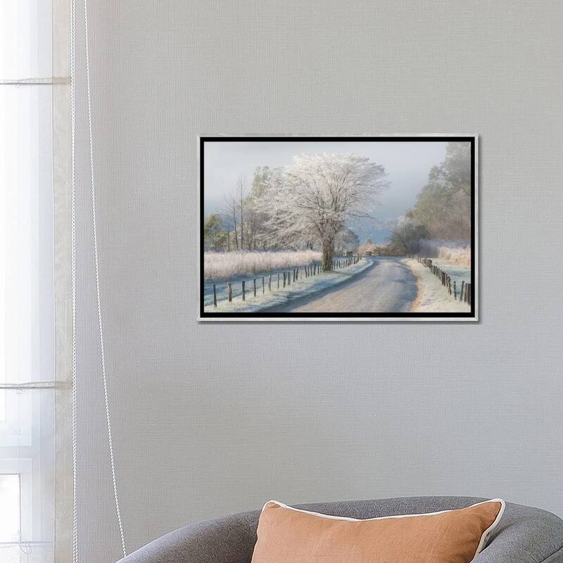 iCanvas "A Frosty Morning" by Chris Moore Framed