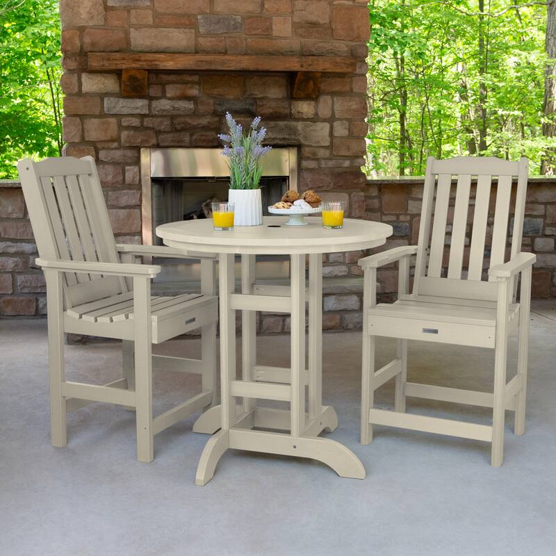 Lehigh 3-piece Counter Height Outdoor Dining Set - 36" Round Table