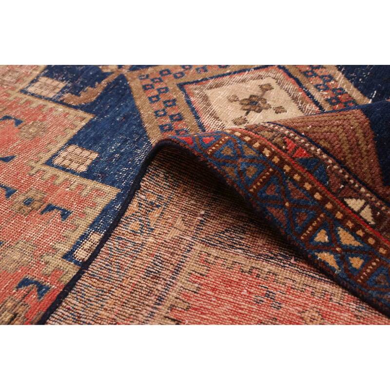 ECARPETGALLERY Hand-knotted Antalya Vintage Dark Copper Wool Rug - 4'8 x 6'0