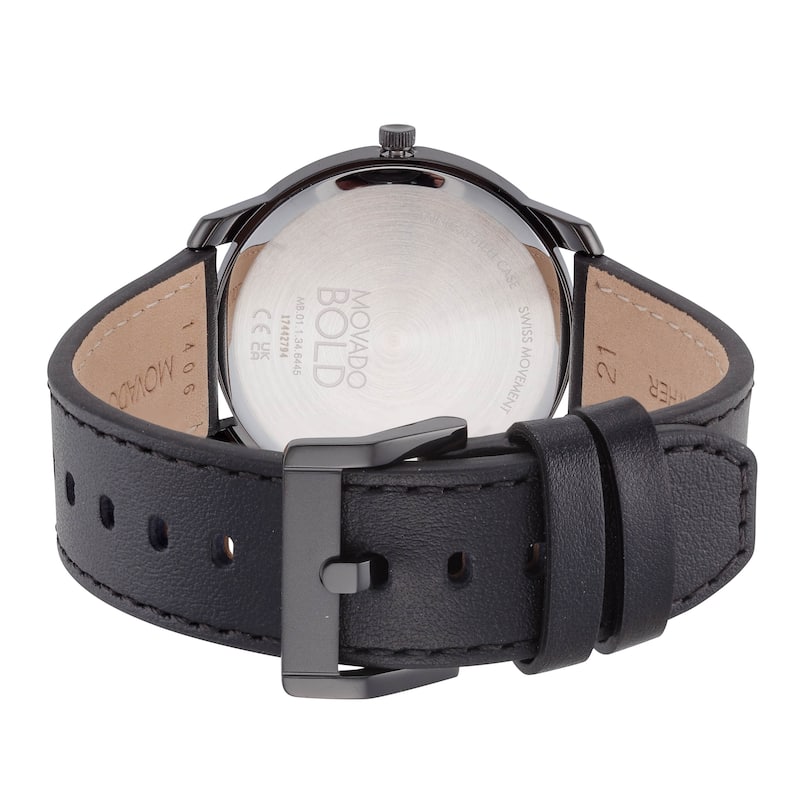 Movado Men's Bold 42mm Quartz Watch 3600587 - Black - N/A