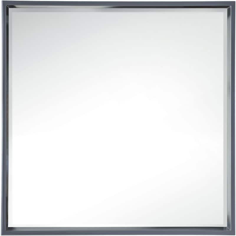James Martin Vanities Milan 35-3/8" x 35-3/8" Framed Bathroom Mirror