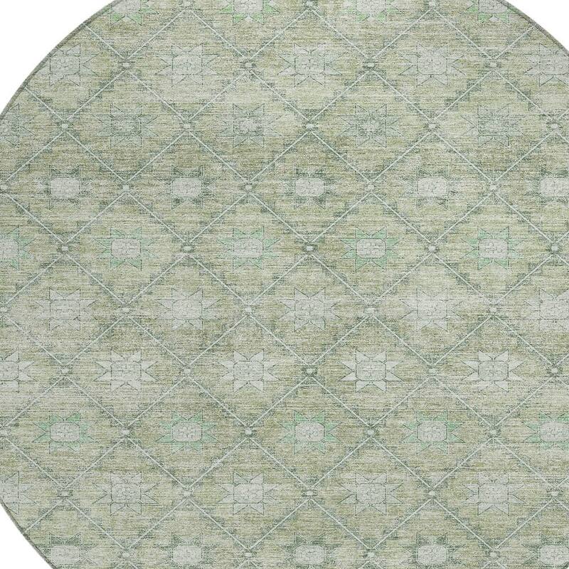 HomeRoots Floral Transitional Rectangle Outdoor Rug