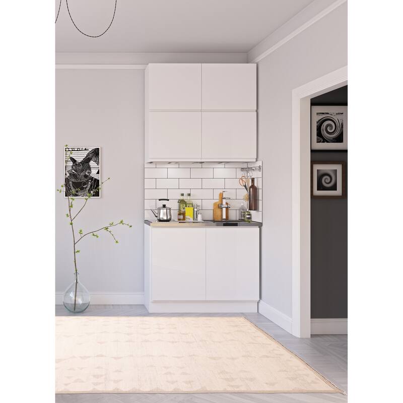 ECARPETGALLERY Hand-knotted Pak Finest Marrakesh Ivory Wool Rug - 8'4 x 11'6