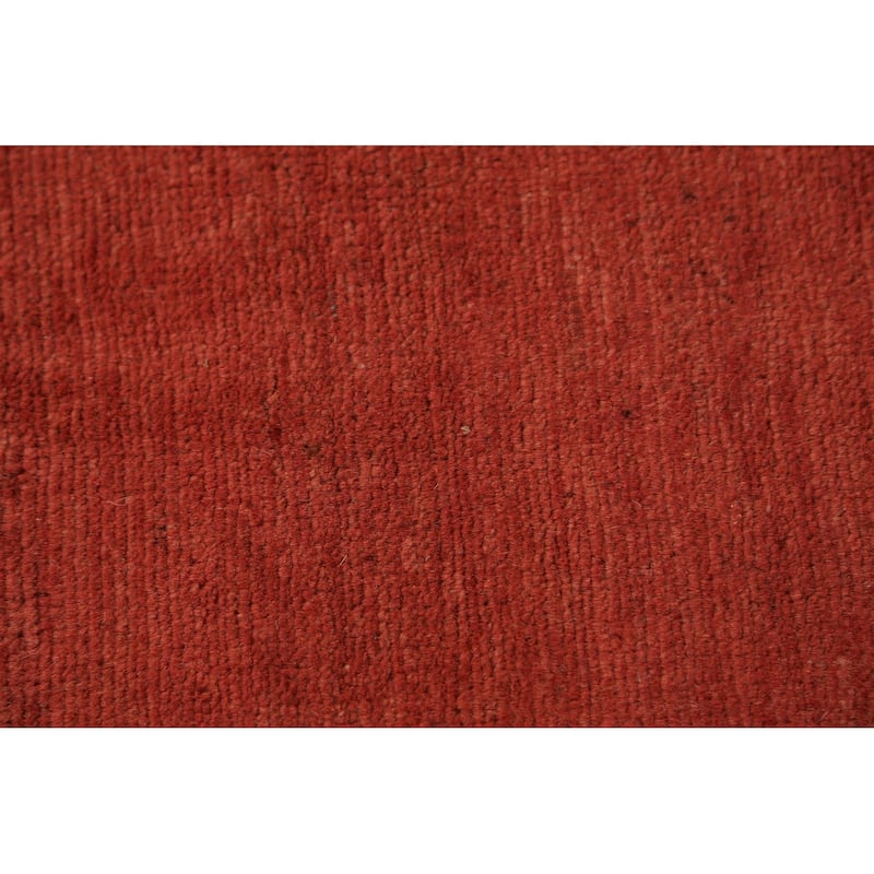 Gabbeh Oriental Runner Rug Hand-Knotted Wool Carpet - 2'9" x 12'10"