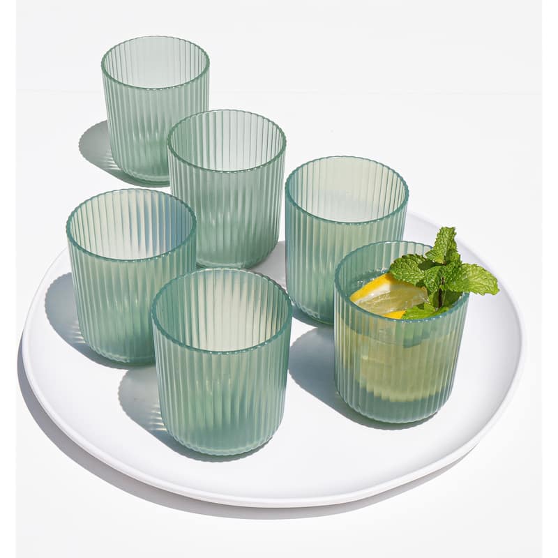 Abode Homewares Mesa PP Drinking Glass - 15 oz - Set of 6