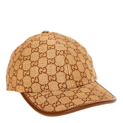 Gucci GG Straw Baseball Hat