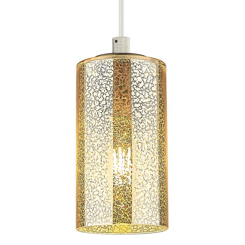 Innovations Lighting 434-1P-G434-7ME Crown Point 8" Tall Cord Hung - Polished Nickel