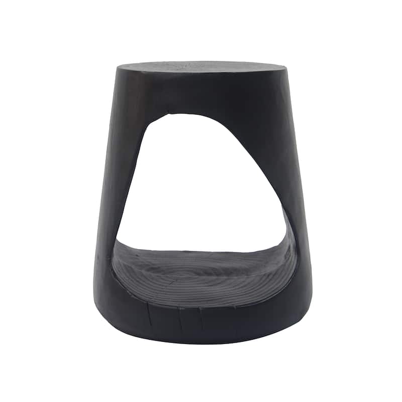 Wood-Look Hollow Side Table – Lightweight & Stylish Accent Piece