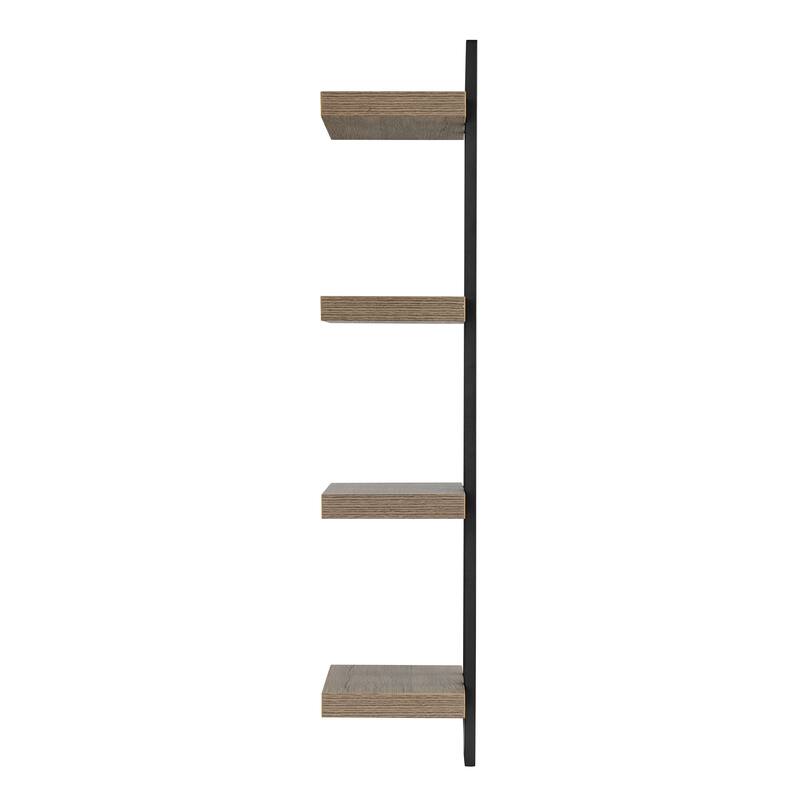 Danya B. 4-Tier Ladder Bracket Floating Wall Shelves