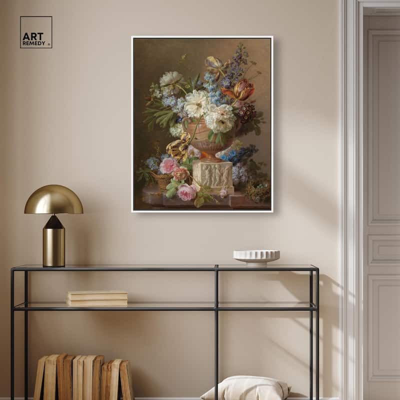 Alabaster Vase 1783 Canvas by Art Remedy