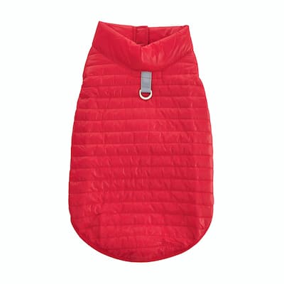 Monty Puffer Jacket In Red /Size: Large