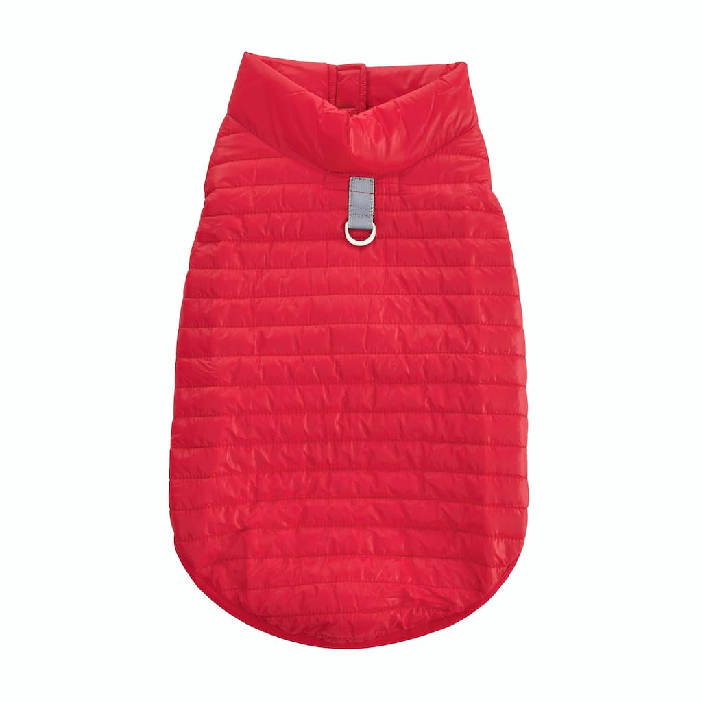 Monty Puffer Jacket In Red /Size: Large