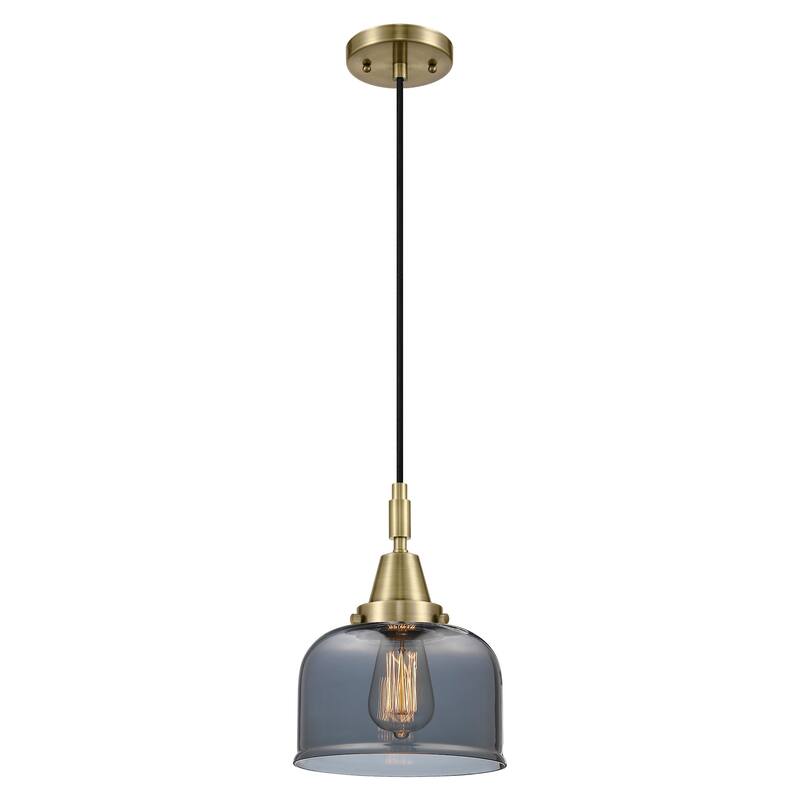 Innovations Lighting 447-1P-G73 Bell 8" Wide Mini Pendant with Light