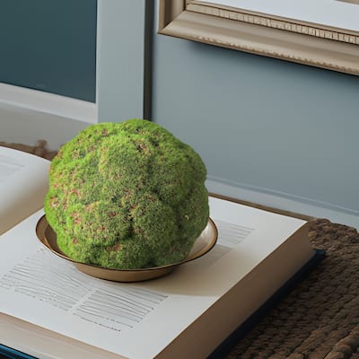Textured Moss Orb 7"