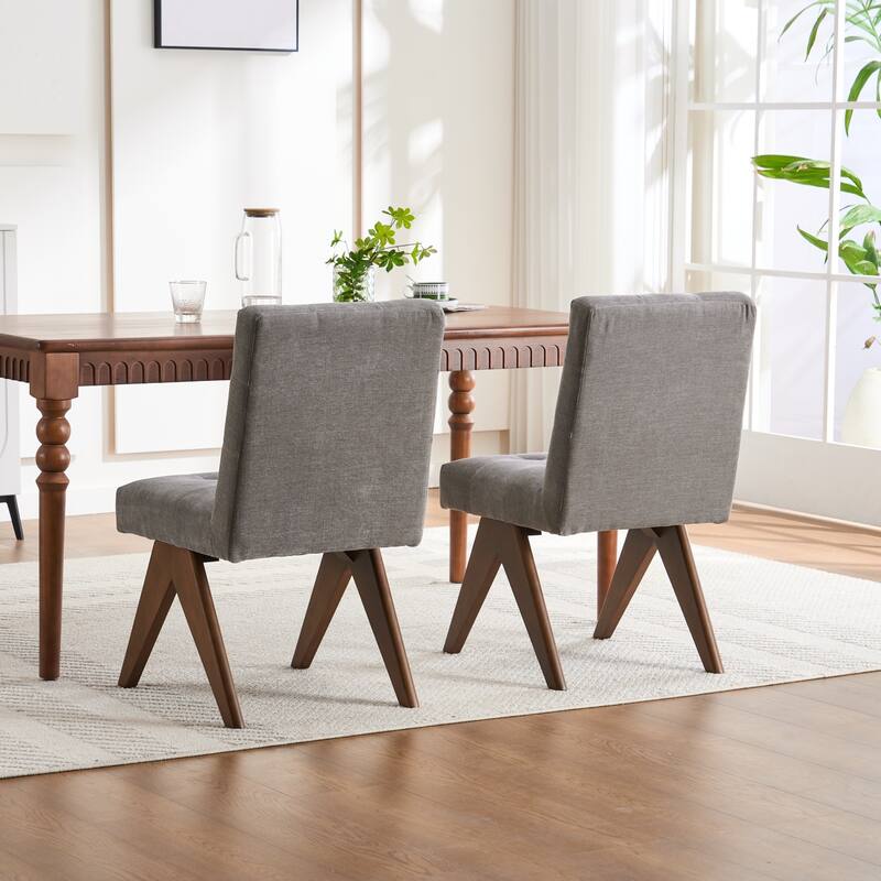 Mid Century Modern Dining Chair Set of 2
