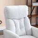 preview thumbnail 20 of 33, Fabric Swivel Gilder Chair With Pocket