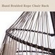 preview thumbnail 8 of 7, Outdoor Patio Wicker Folding Hanging Chair