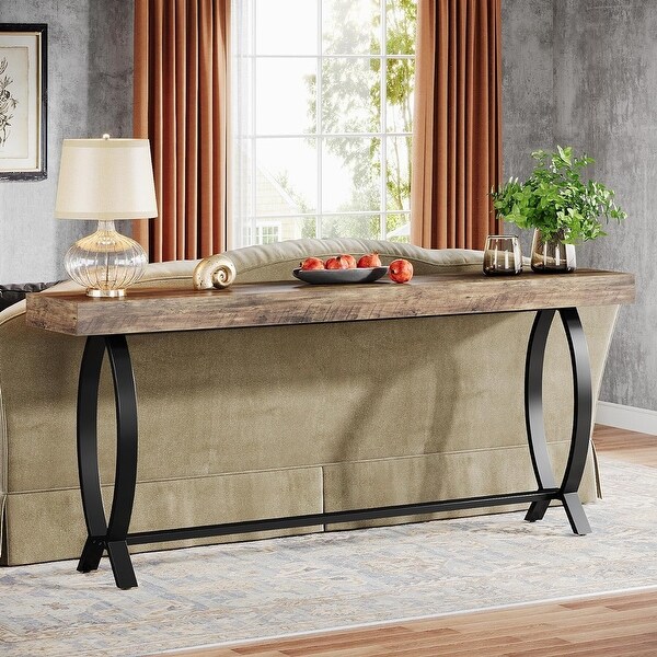 Wood foyer table discount