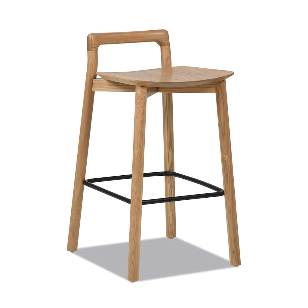Sven 26.5" Minimalist Low Back Counter Stool