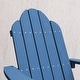 preview thumbnail 47 of 55, Patio HDPS Adirondack Chair Plastic Weather Resistant Outdoor Chairs Set of 4 - 30 in.W x 35 in.D x 36.5 in.H