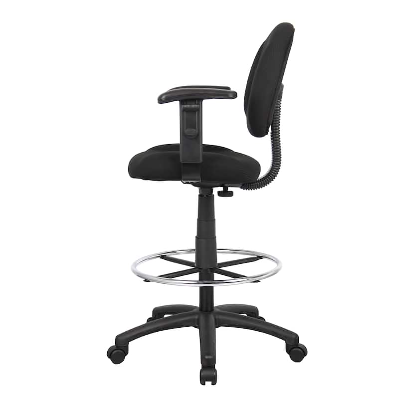 Boss Contoured Comfort Drafting Chair with Arms