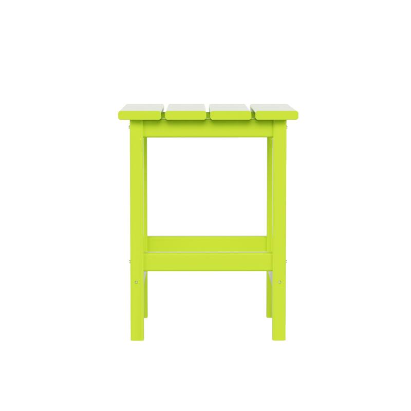 Laguna HDPE Eco-Friendly Outdoor Square Patio Side Table