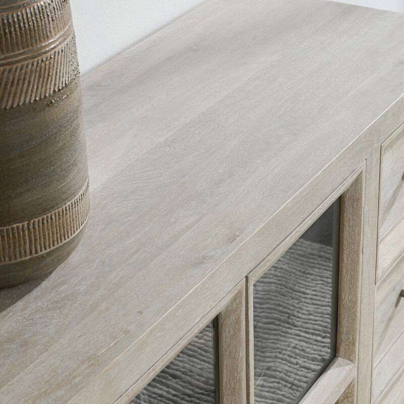 Classic Home Isha Mango Wood Cabinet