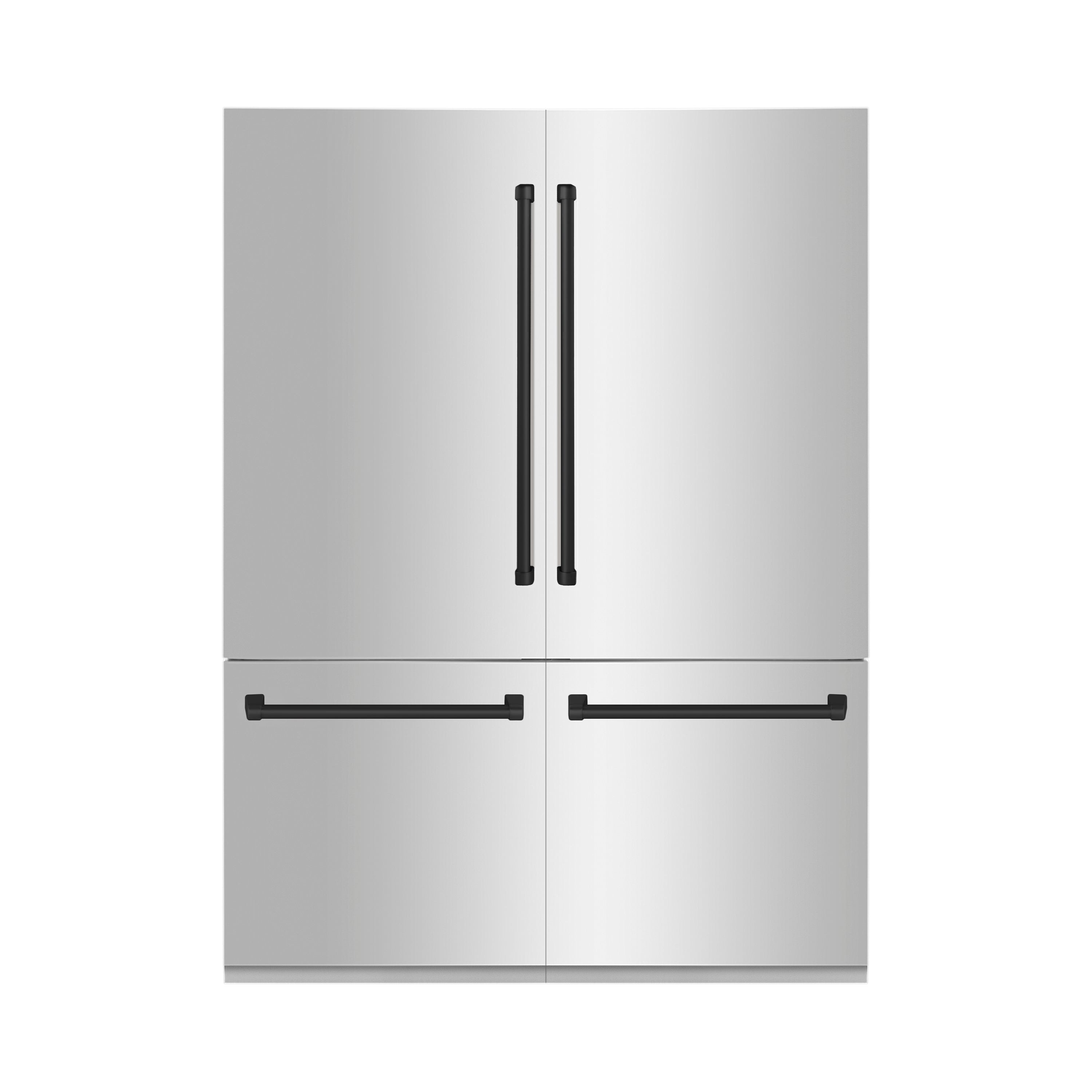 Zline Kitchen and Bath ZLINE 60" Autograph Edition Built-in 4-Door French Door Refrigerator with Ice Dispenser in Stainless Steel
