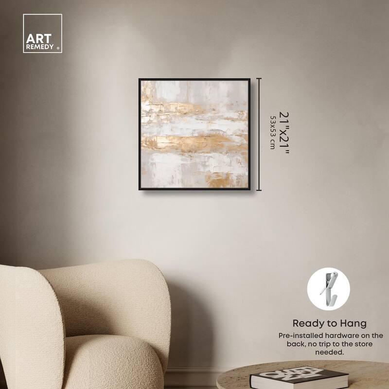 Melted Goldscape I Canvas by Art Remedy