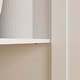 preview thumbnail 22 of 40, Kitchen Island with Storage Cabinet, White Kitchen Island Table with Drawers & Shelves Pantry