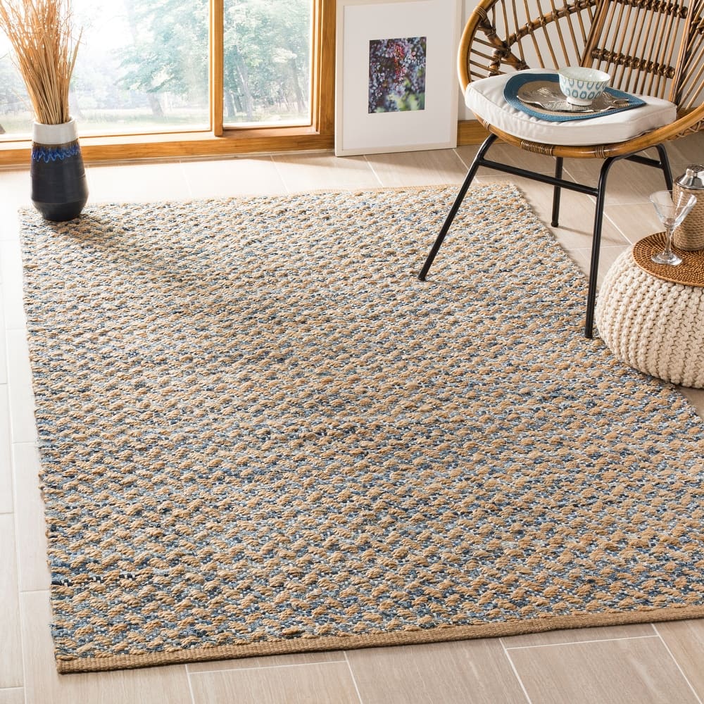 SAFAVIEH Handmade Cape Cod Castillo Coastal Jute Rug
