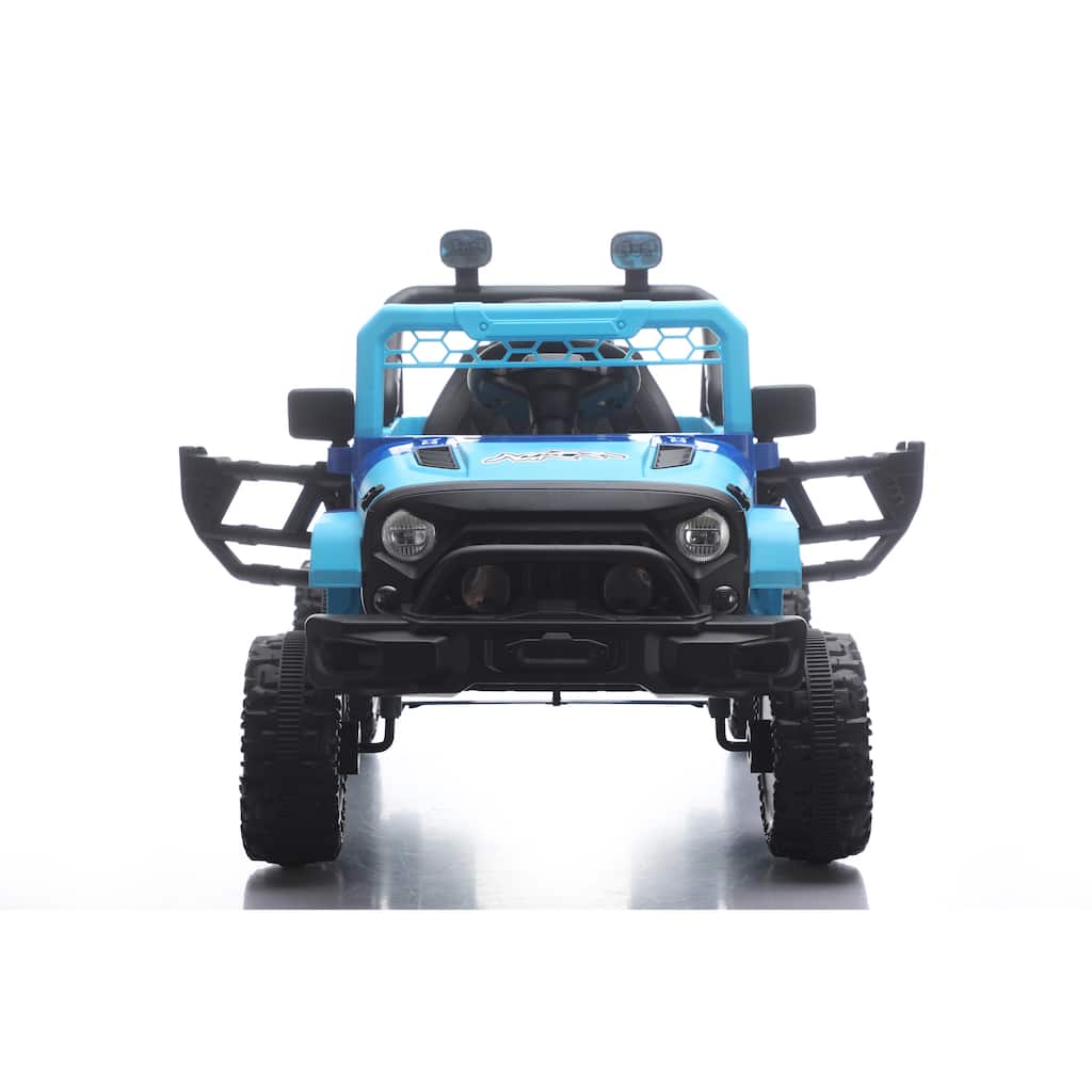 12V Kids Electric Off-Road Car with Remote Control, Ride on Car Battery Powered Electric Car with LED Lights