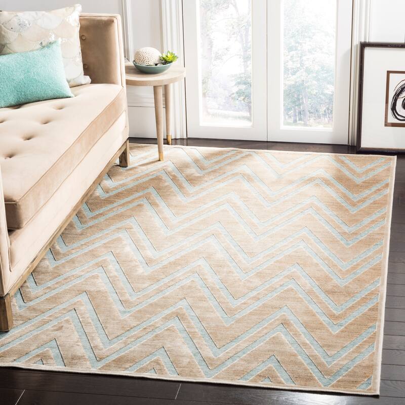 SAFAVIEH Paradise Trees Modern Viscose Rug