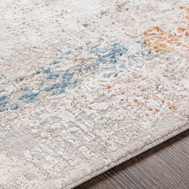 Livabliss Rustic Carmel Abstract Area Rug