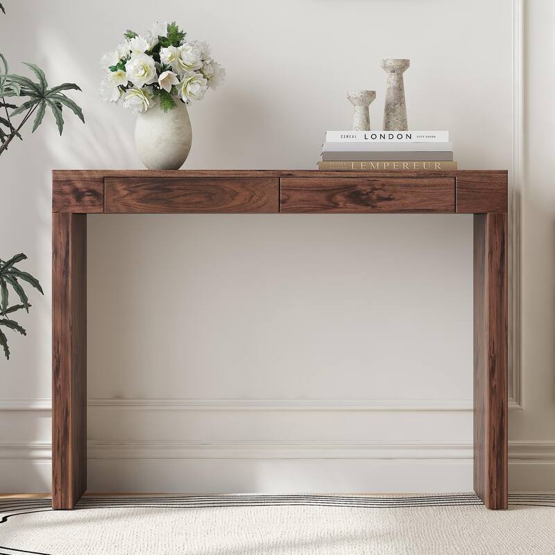 Bar Table Coffee Table with Storage Drawers, Functional Center Table, Side End Table